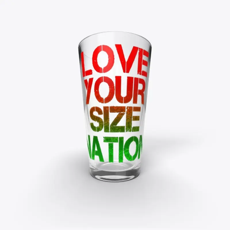 LOVE YOUR SIZE NATION holiday colors